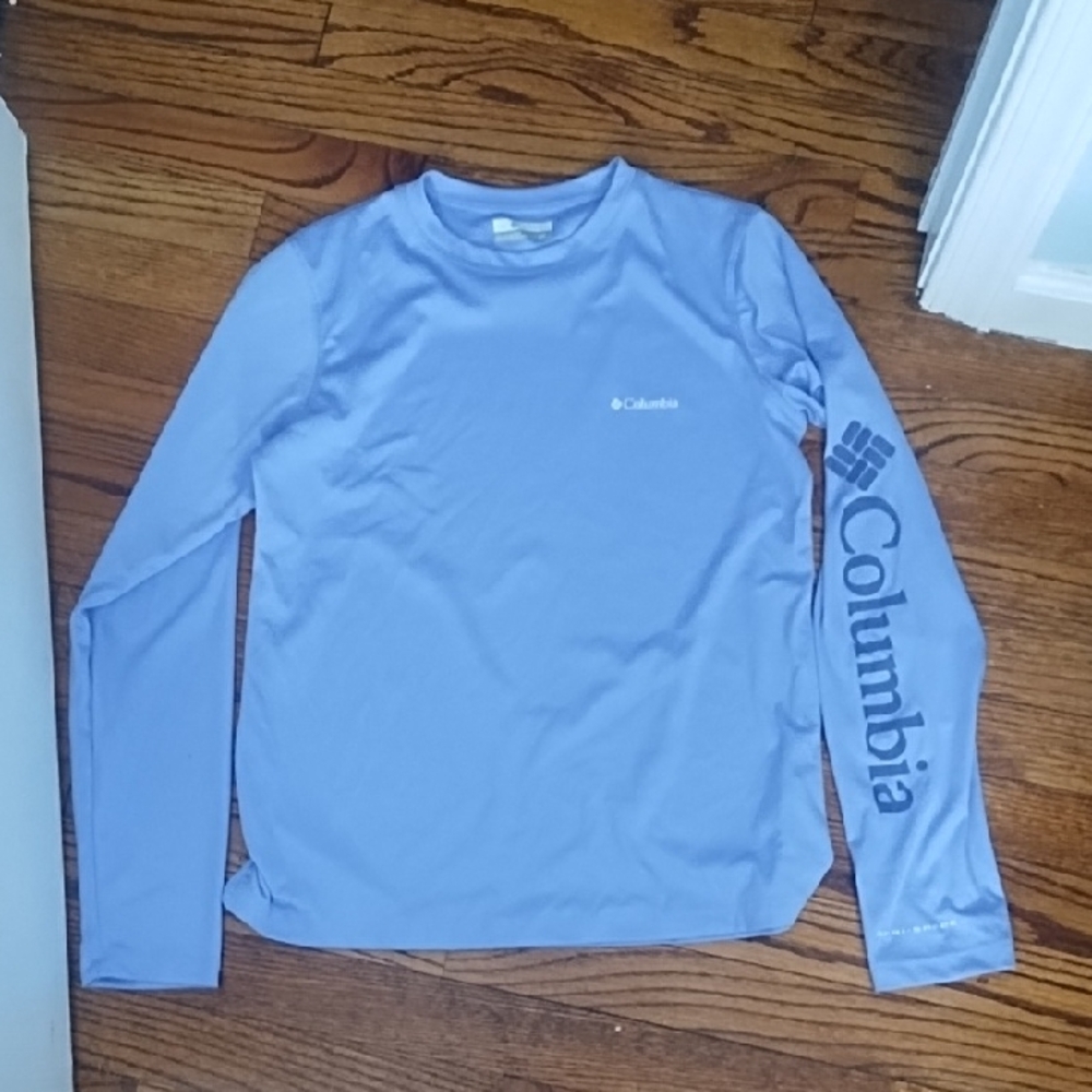 Columbia Sky Blue Long Sleeve Shirt